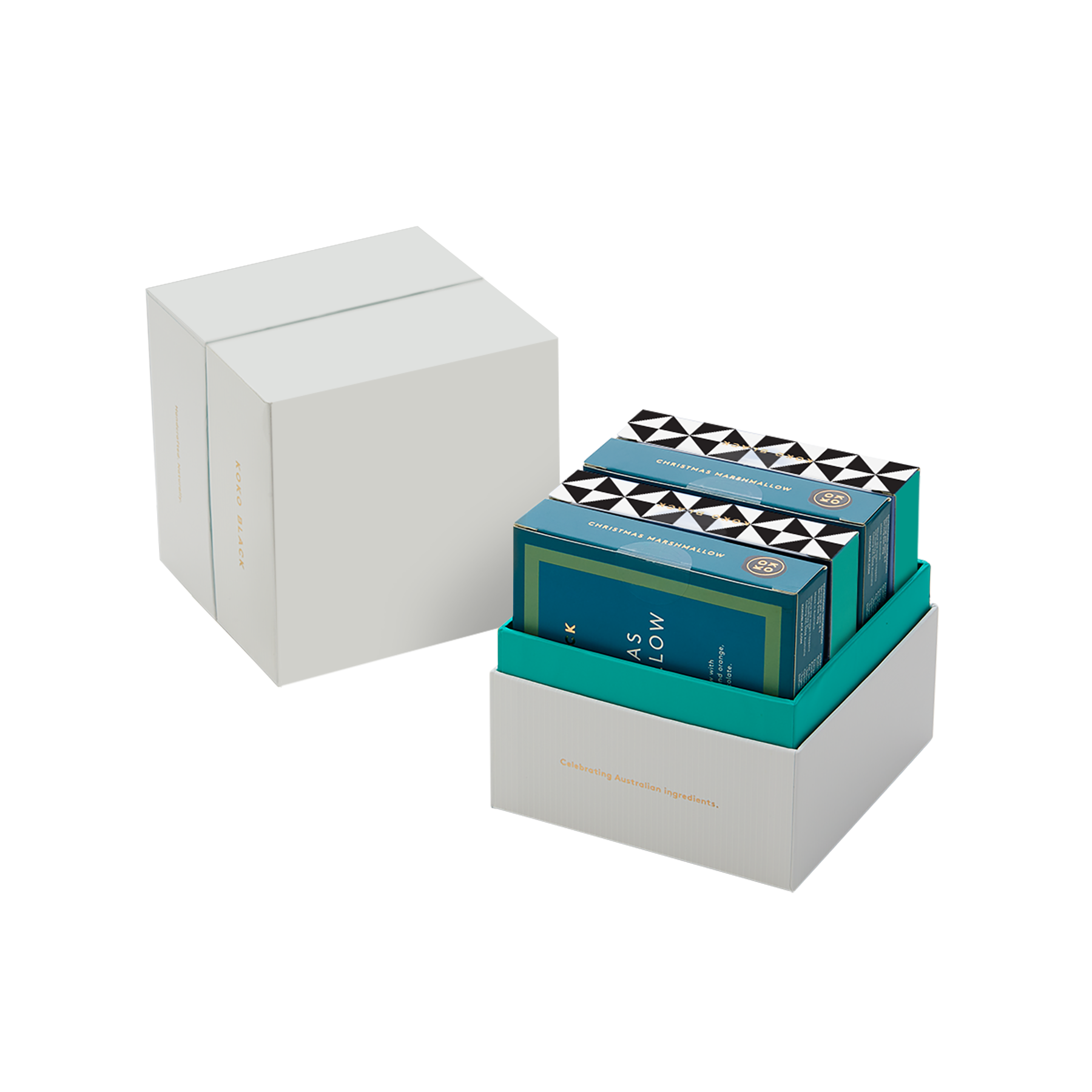 Koko Christmas Cube | Dark Hamper