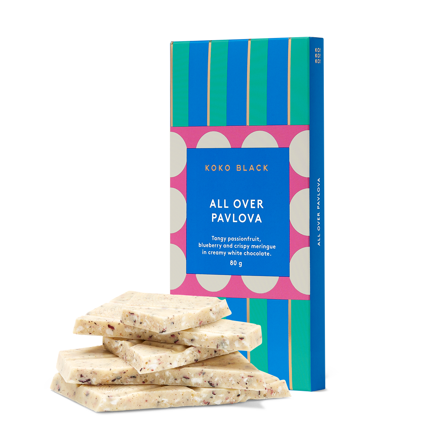 All Over Pavlova | White Chocolate Block