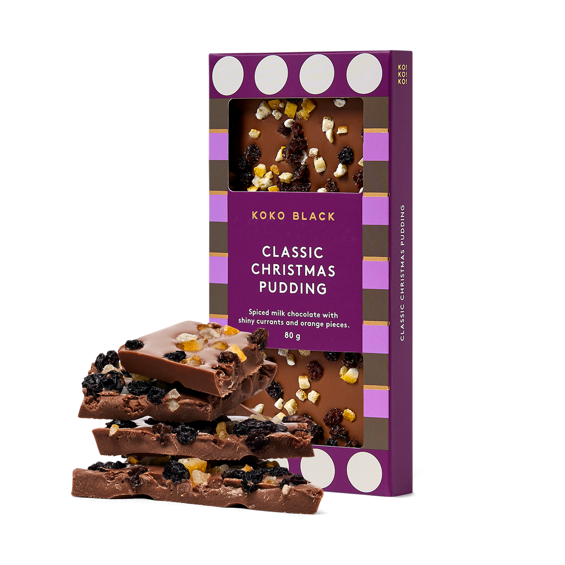Classic Christmas Pudding | Milk Chocolate Block