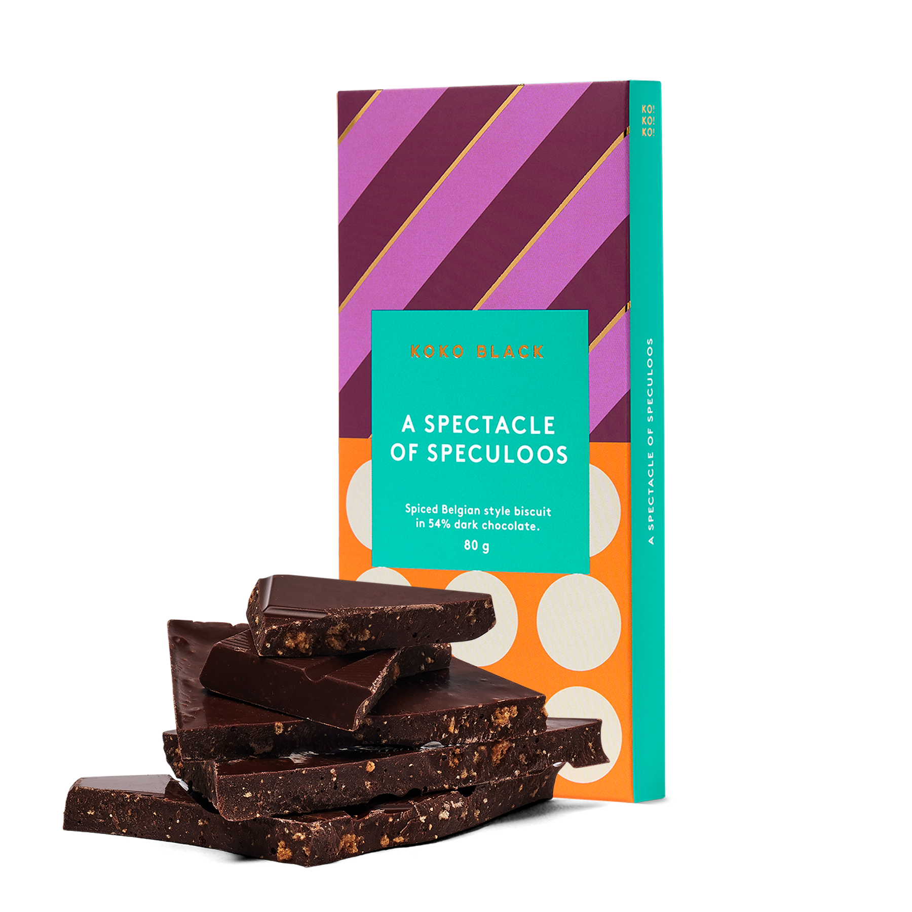 A Spectacle of Speculoos | Dark Chocolate Block