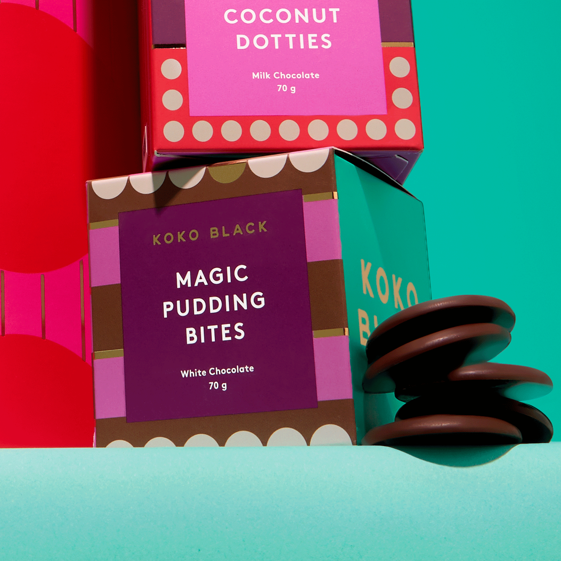 Magic Pudding Bites Cube | White Chocolate