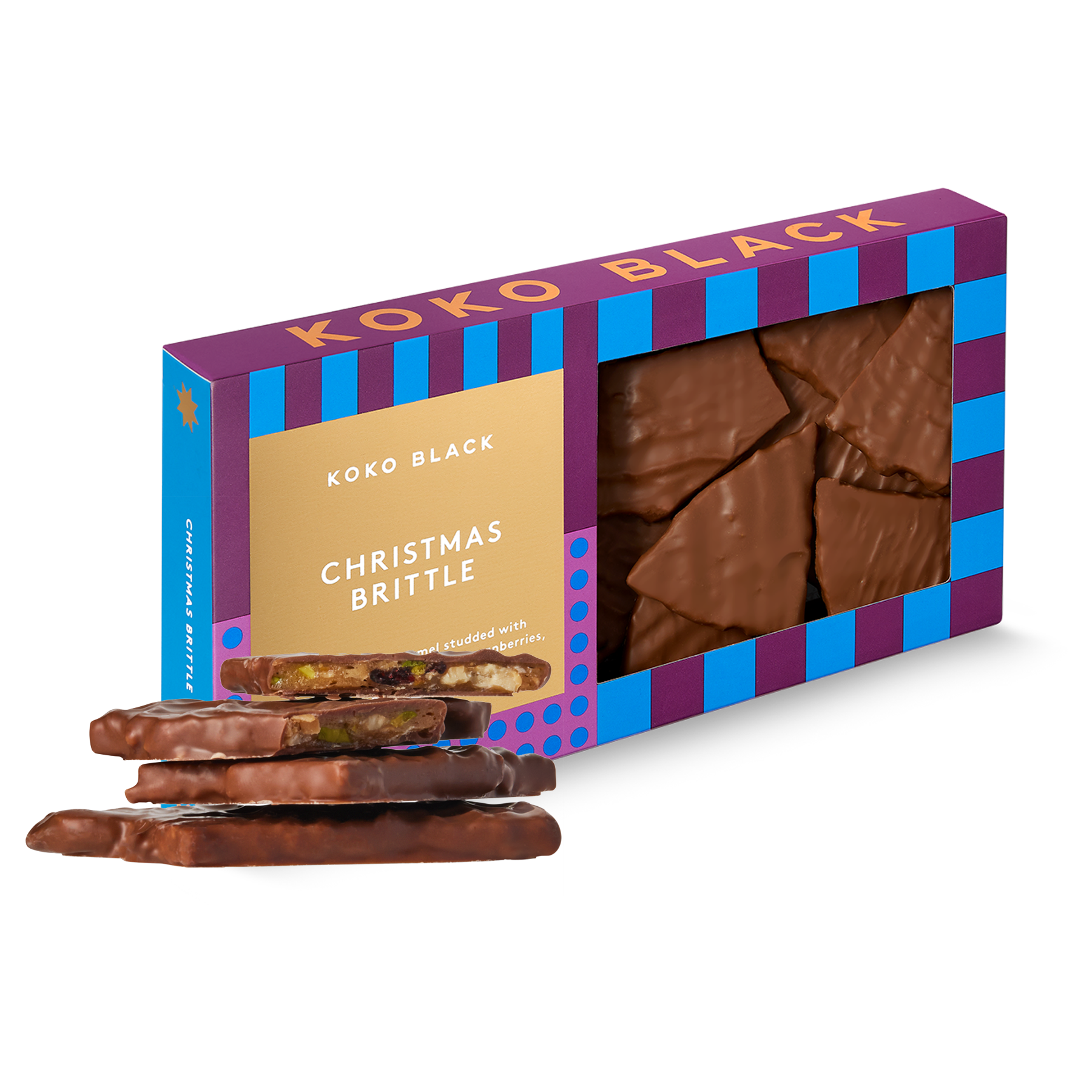 Christmas Brittle 250g | Milk Chocolate