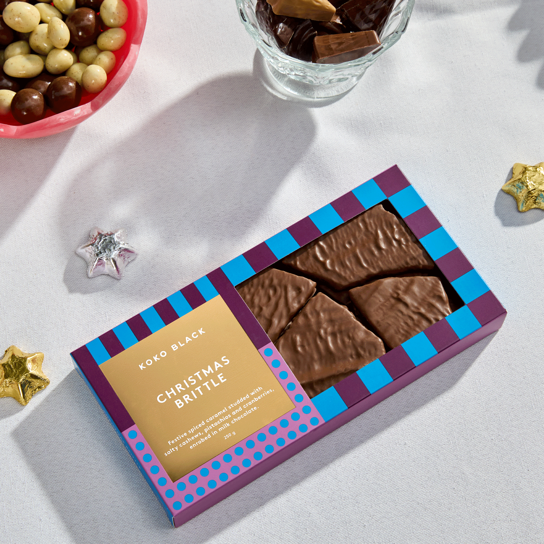 Christmas Brittle 250g | Milk Chocolate