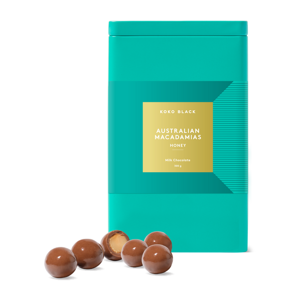 Honey Macadamias | Milk Chocolate | Koko Black Chocolate