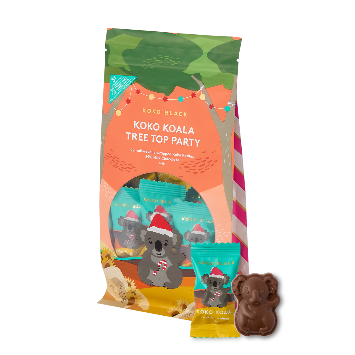Koko Koala Christmas Share Bag