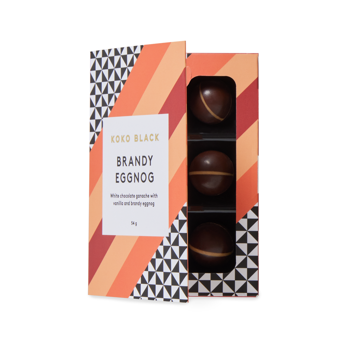 Brandy Eggnog Marbles | Dark Chocolate