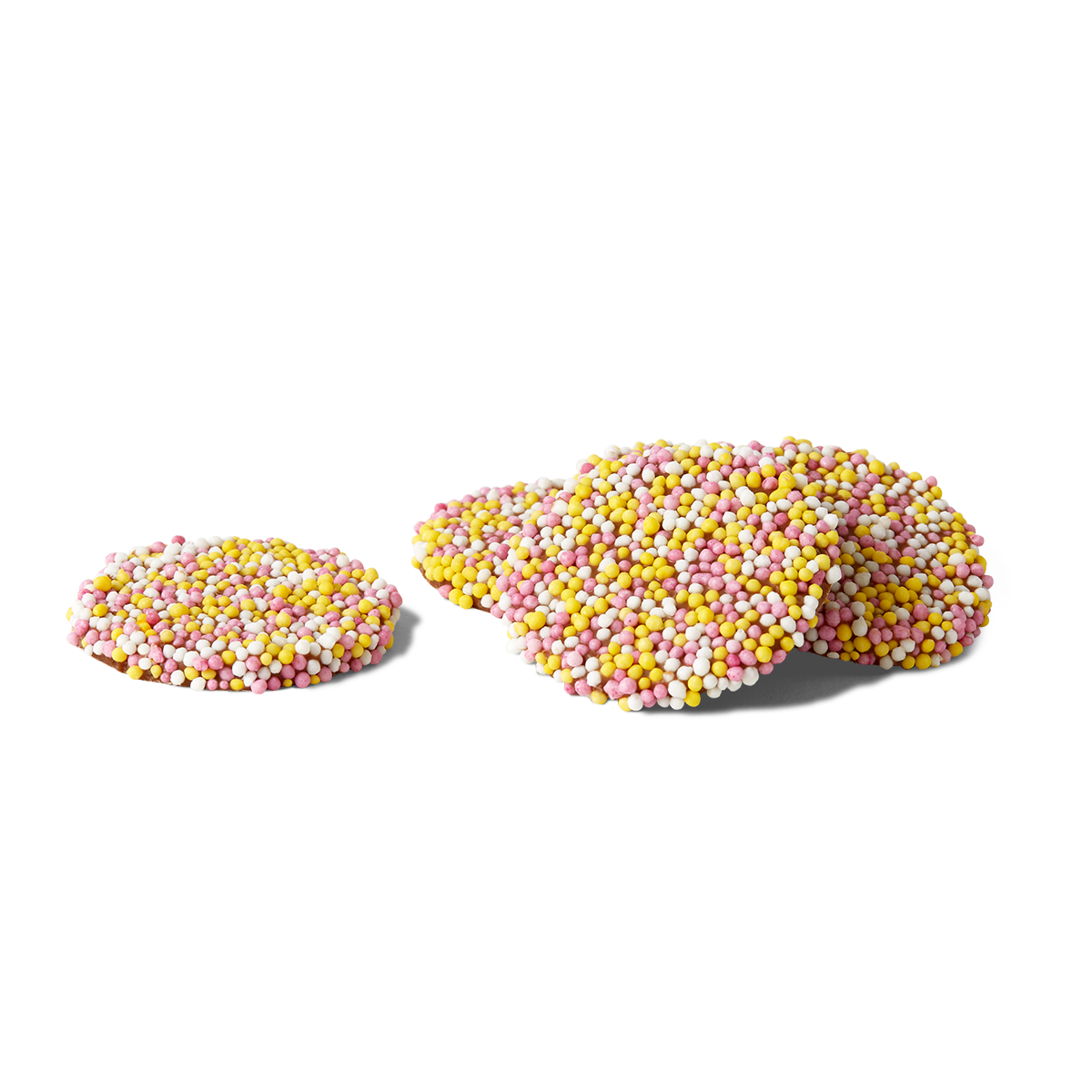 Scattered chocolate sprinkles