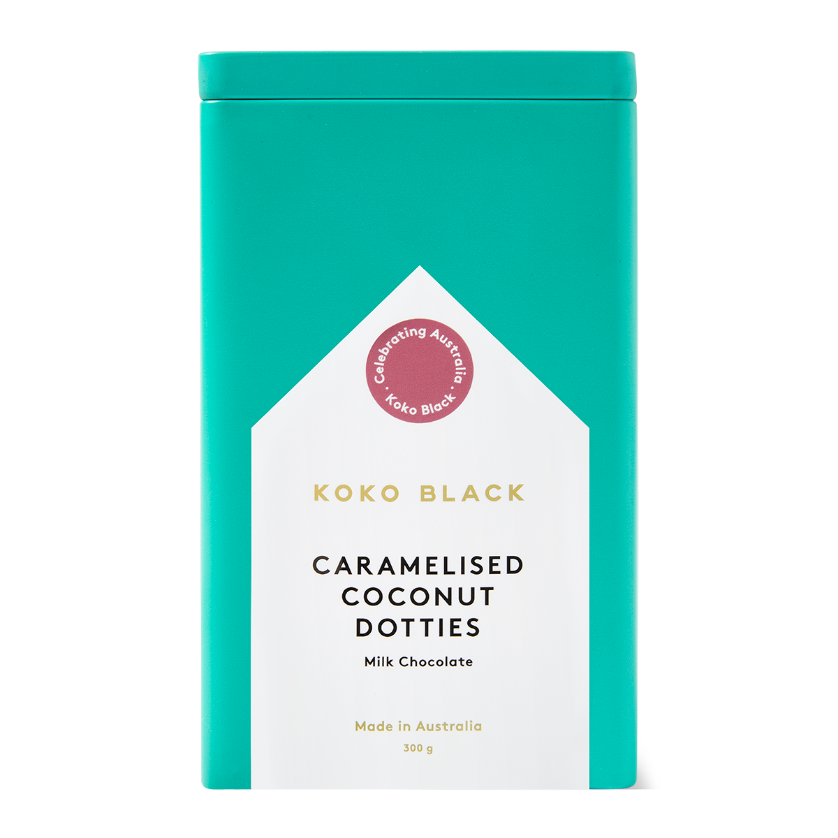 Caramelised Coconut Dotties 300g | Milk Chocolate