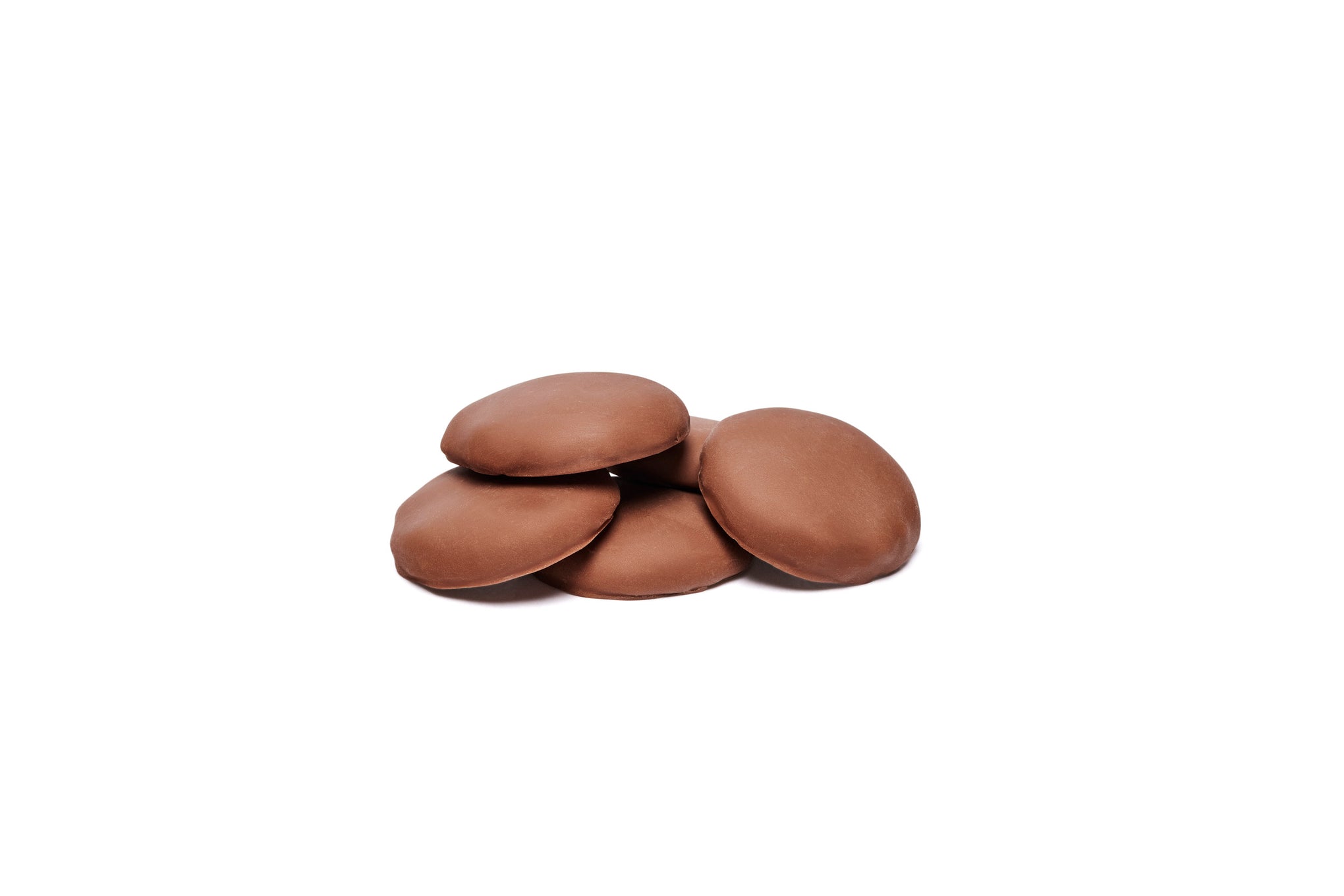 Stacked chocolate rounds