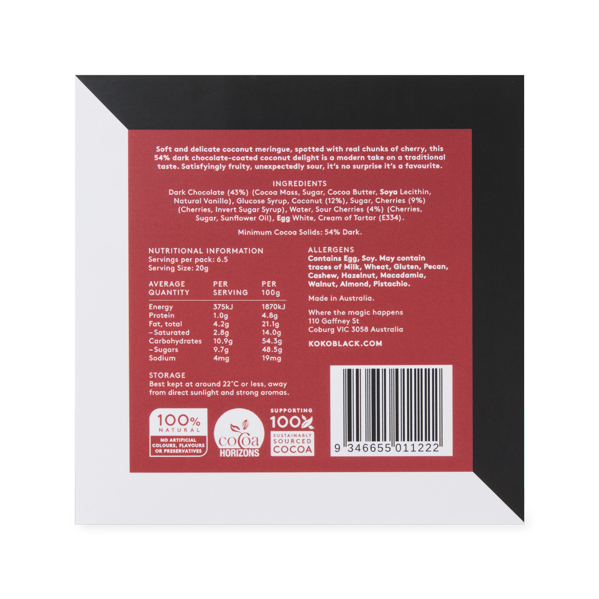 Cherry Coconut Surprise | Dark Chocolate