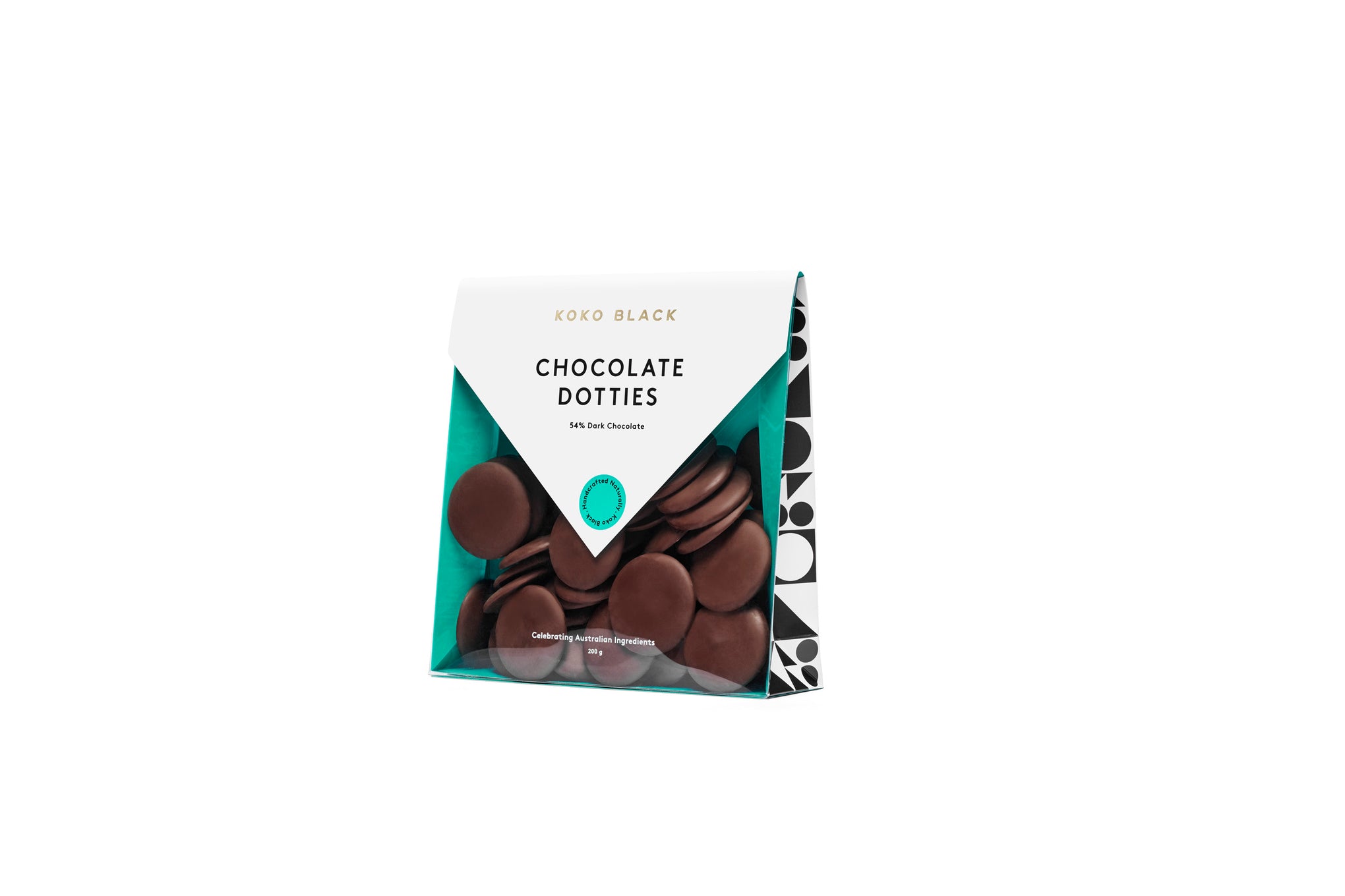 Packaged chocolate rounds