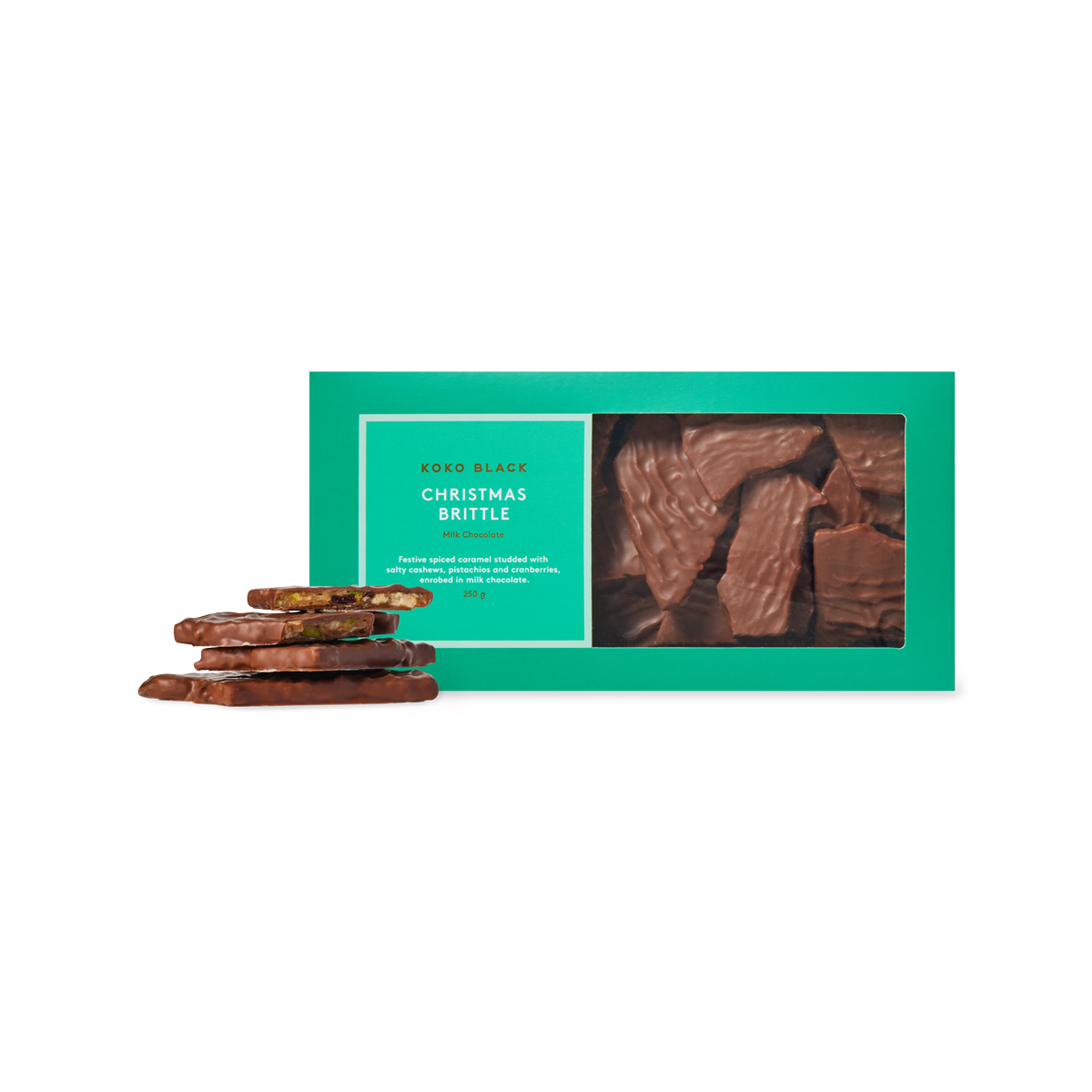 Christmas Brittle 250g | Milk Chocolate
