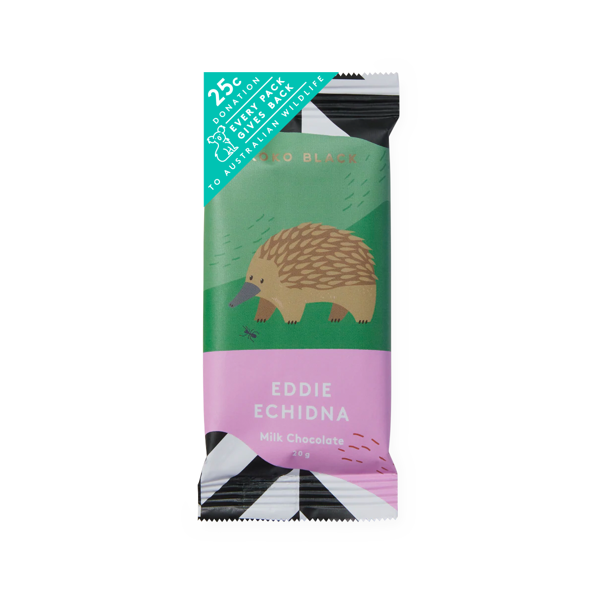 Eddie Echidna Mini Block | Milk Chocolate