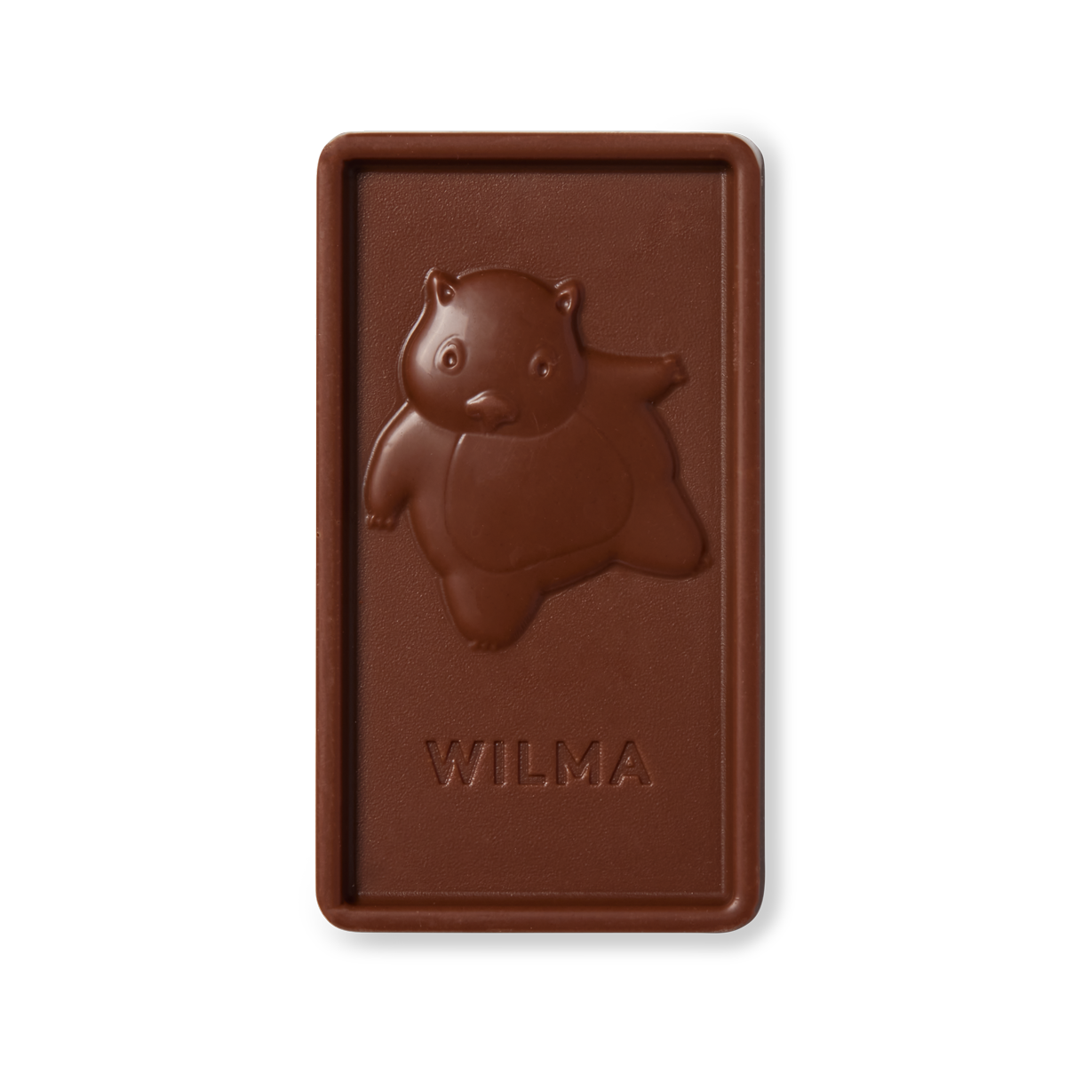 Wilma Wombat Mini Block | Milk Chocolate