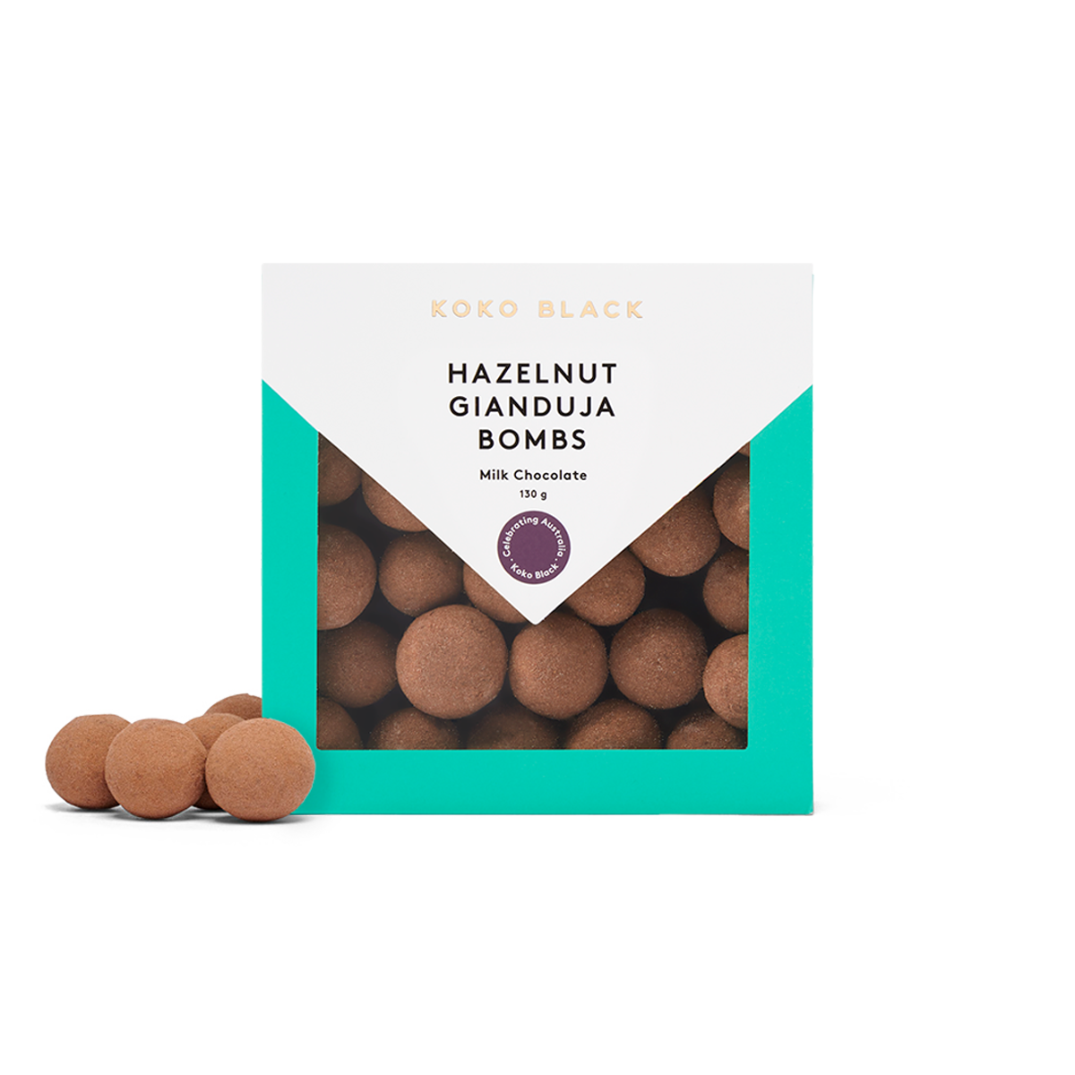 Hazelnut Gianduja Bombs | Milk Chocolate