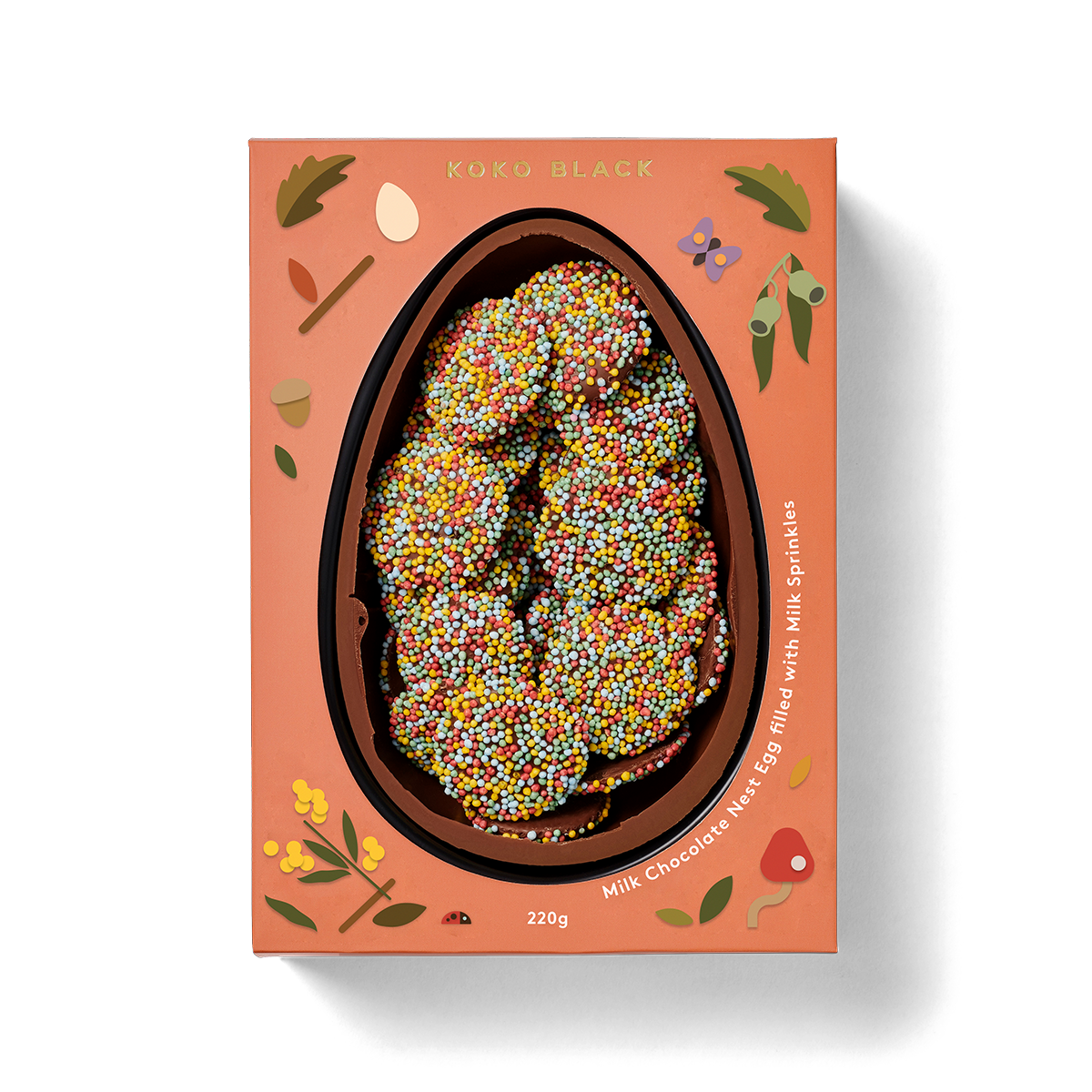 Milk Chocolate Nest Egg filled with Milk Sprinkles