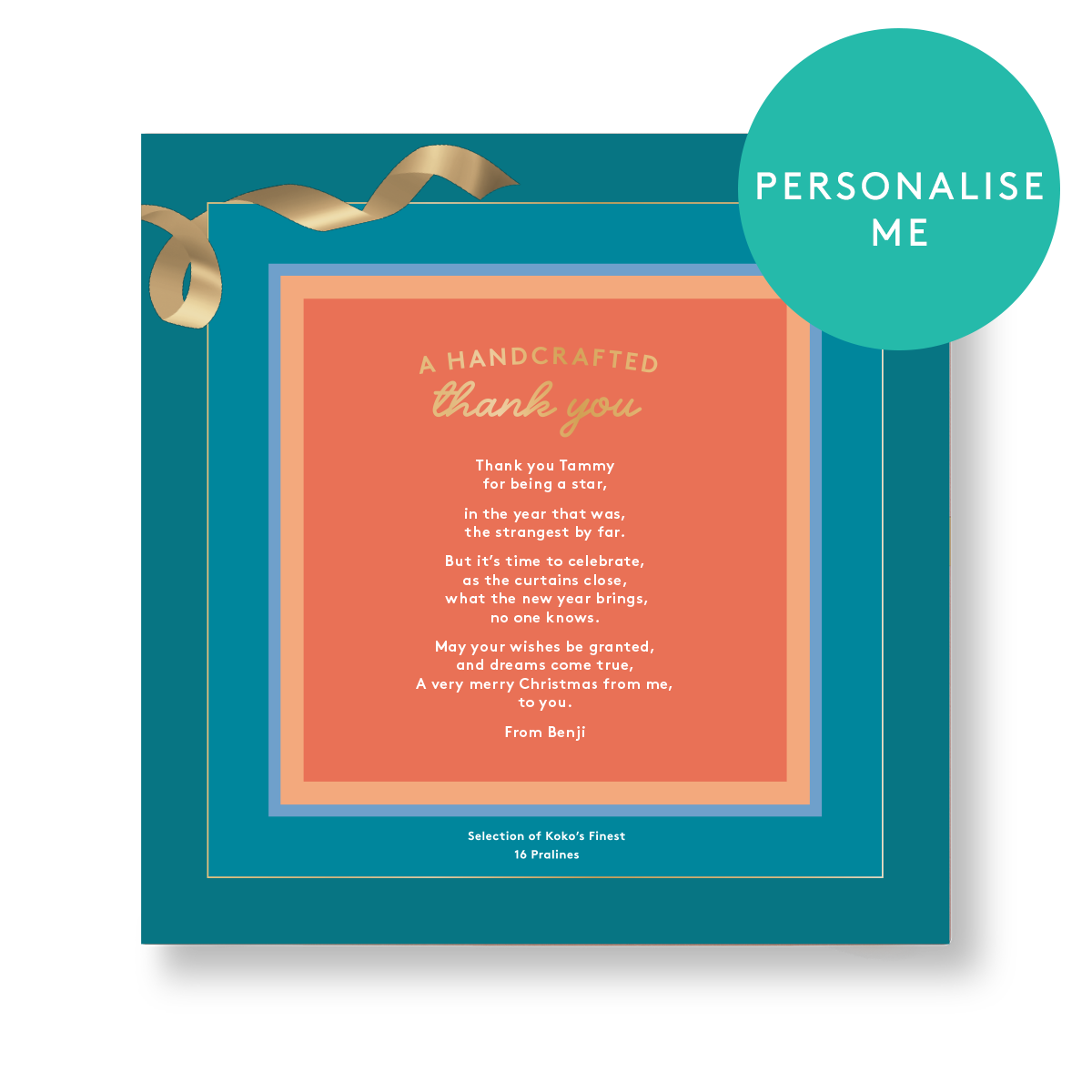 16pc Christmas Poem Sleeve