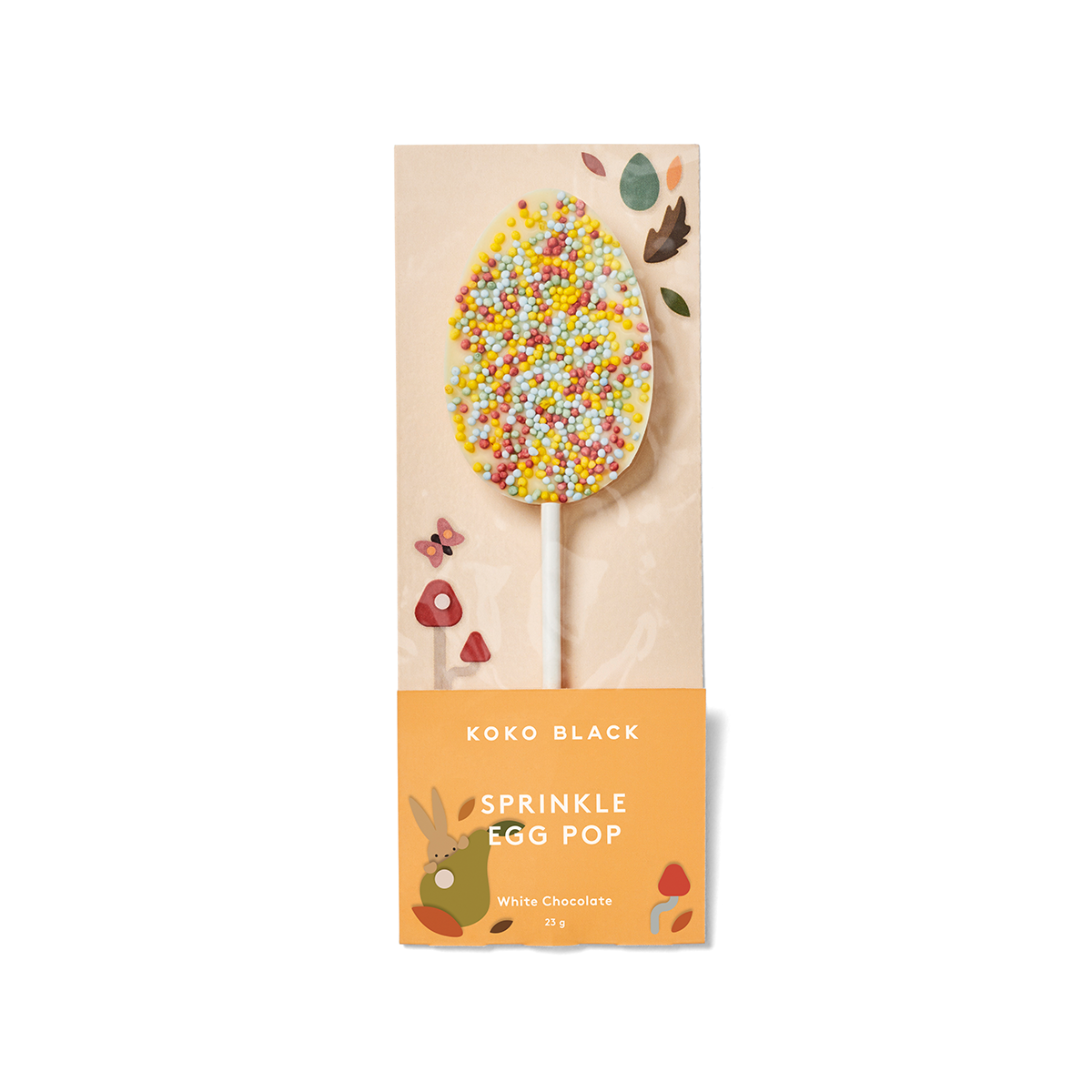 Sprinkle Egg Pop White Chocolate