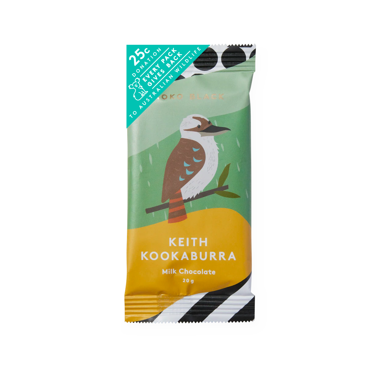 Keith Kookaburra Mini Block | Milk Chocolate