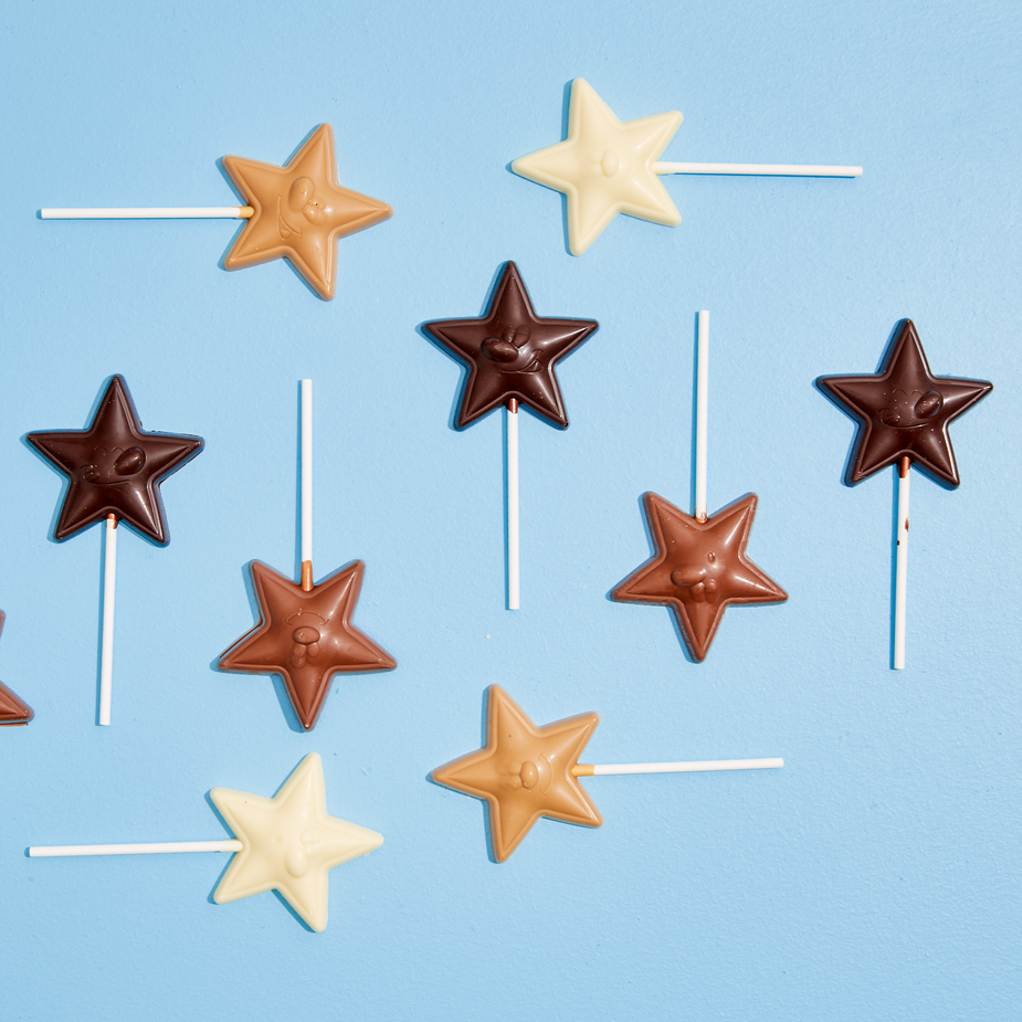 Falling Star Pop | Gold Chocolate