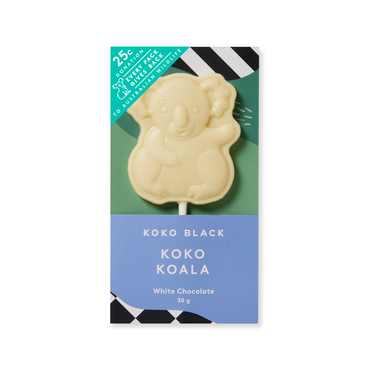 Koko Koala Pop 30g | White Chocolate