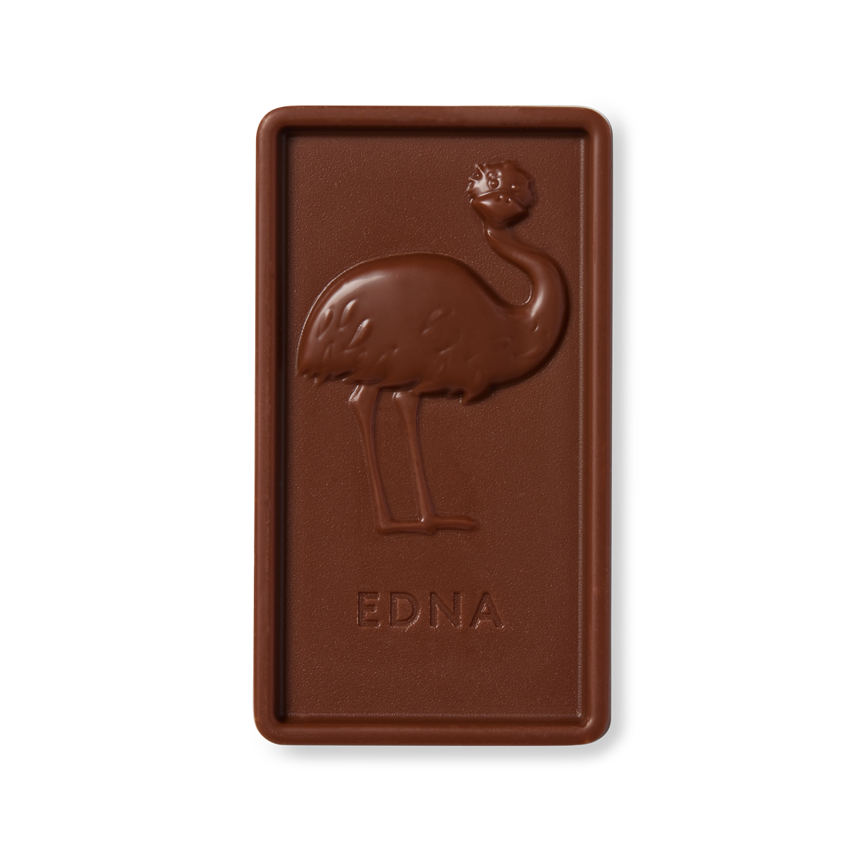 Edna Emu Mini Block | Milk Chocolate