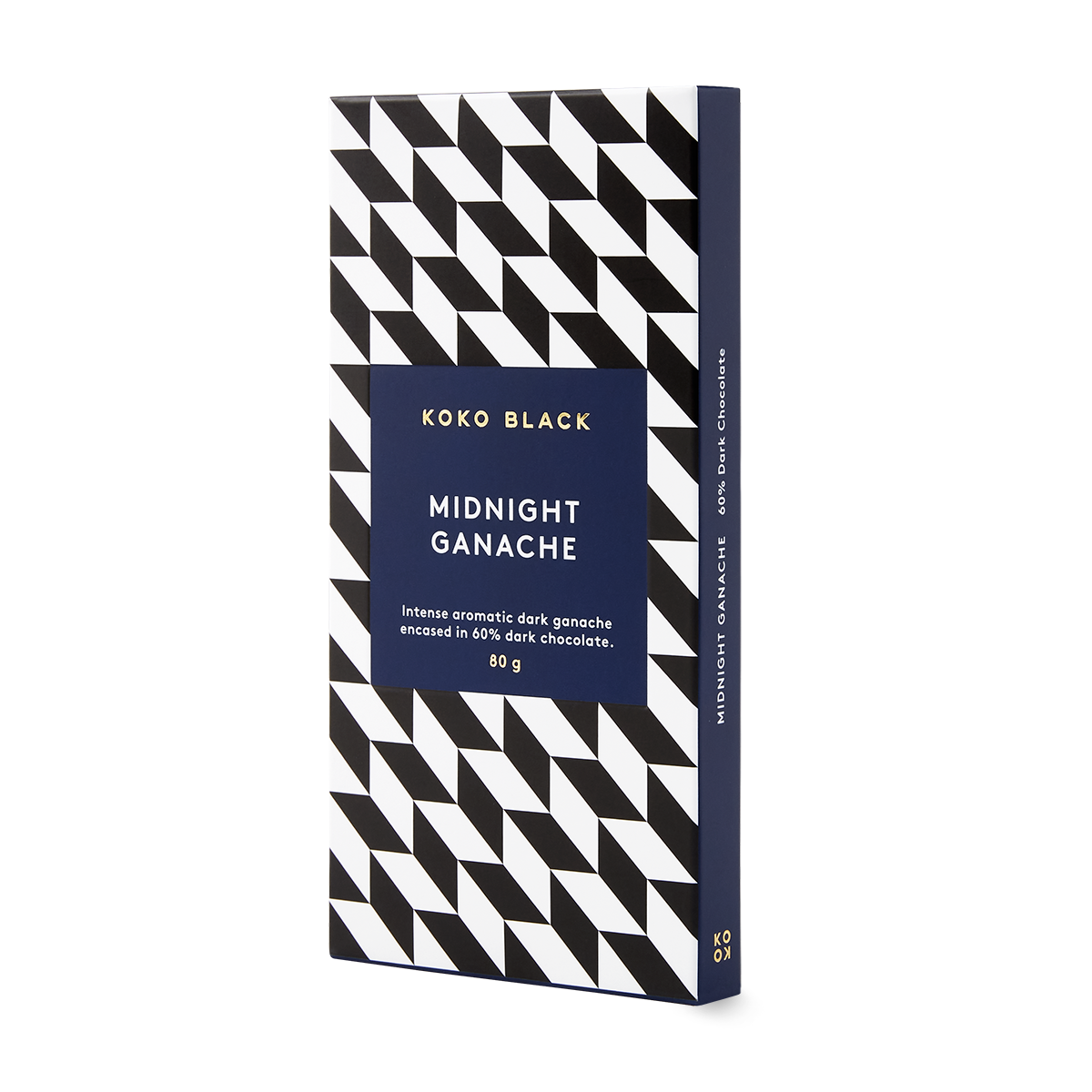 Midnight Ganache 80g | Dark Chocolate Block