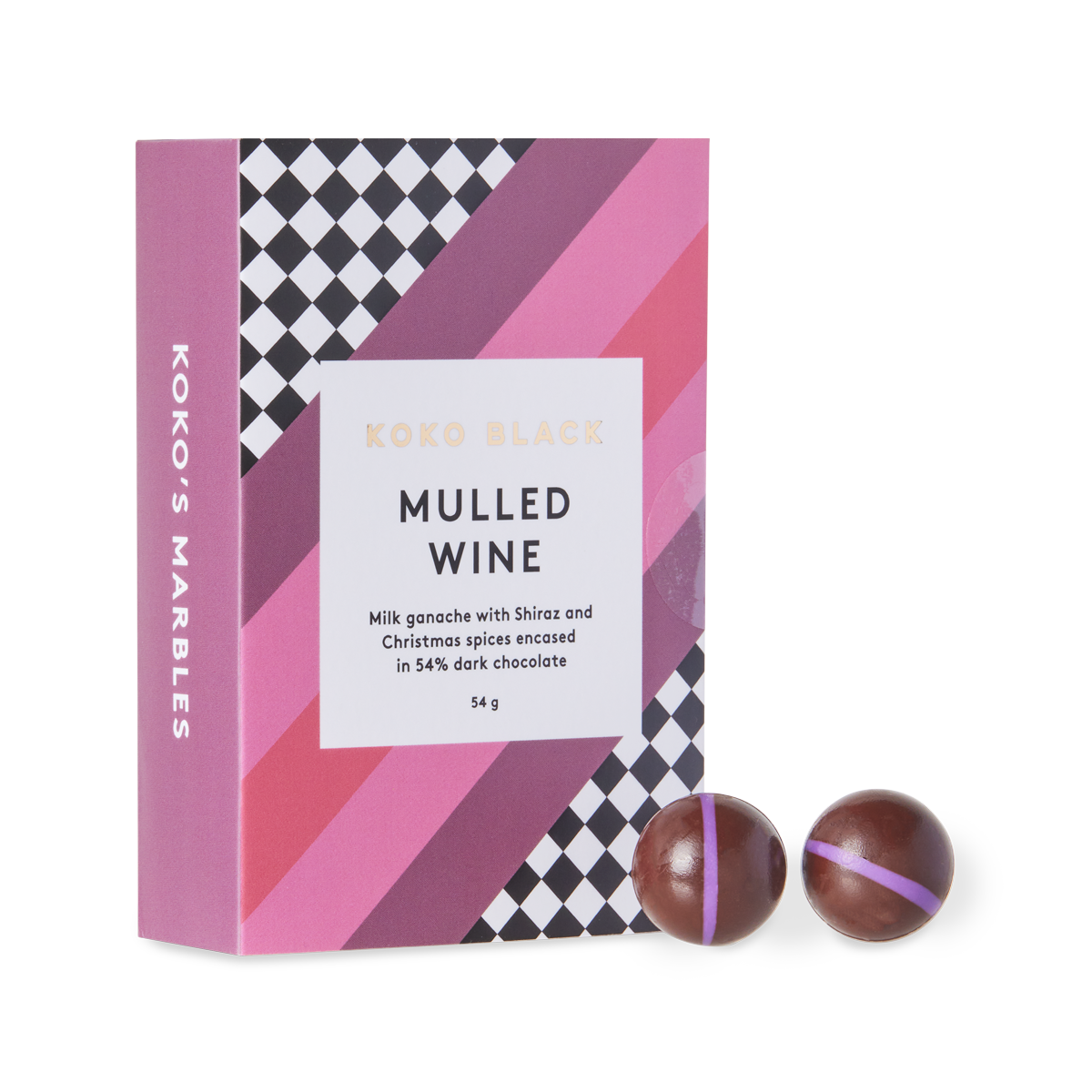 Mulled Wine Marbles | Dark Chocolate