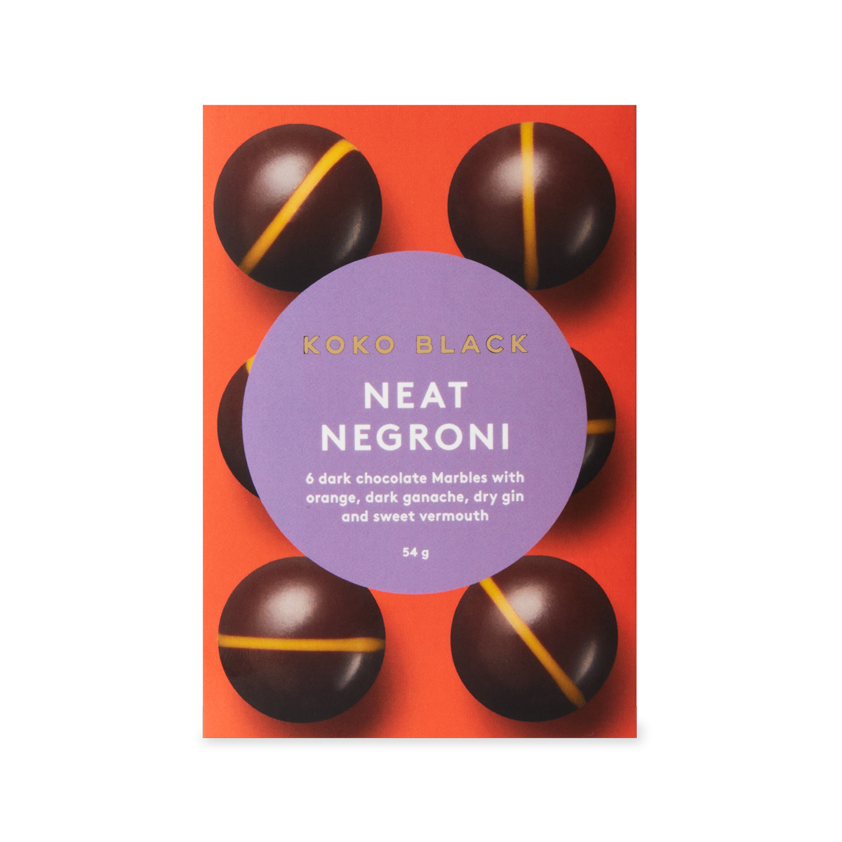 Neat Negroni Marbles | Dark Chocolate