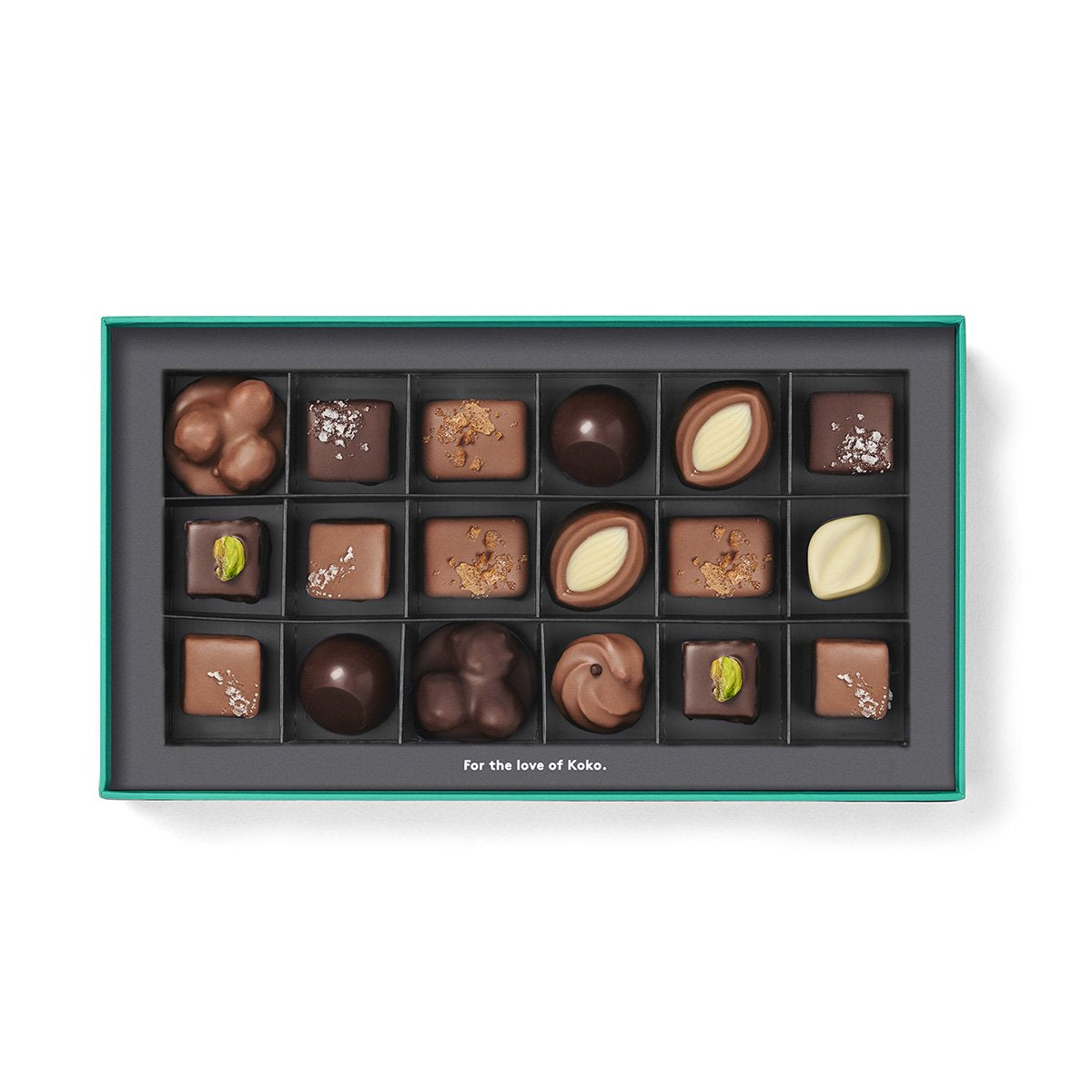 Nuts To Caramel Collection Praline Gift Box | 18 Piece