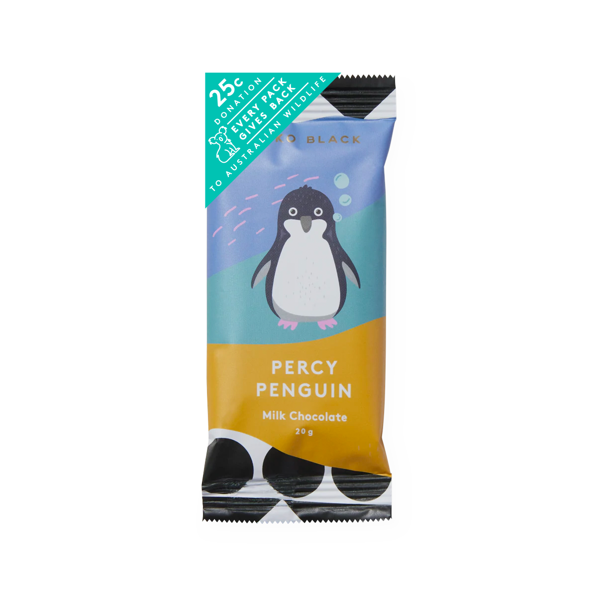 Percy Penguin Mini Block | Milk Chocolate