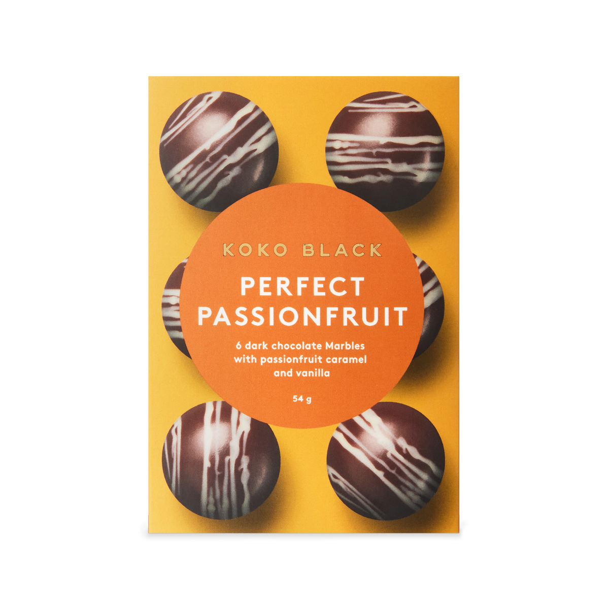 Perfect Passionfruit Marbles | Dark Chocolate