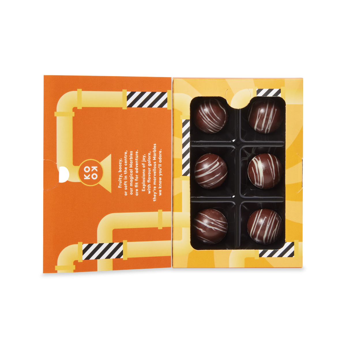 Perfect Passionfruit Marbles | Dark Chocolate