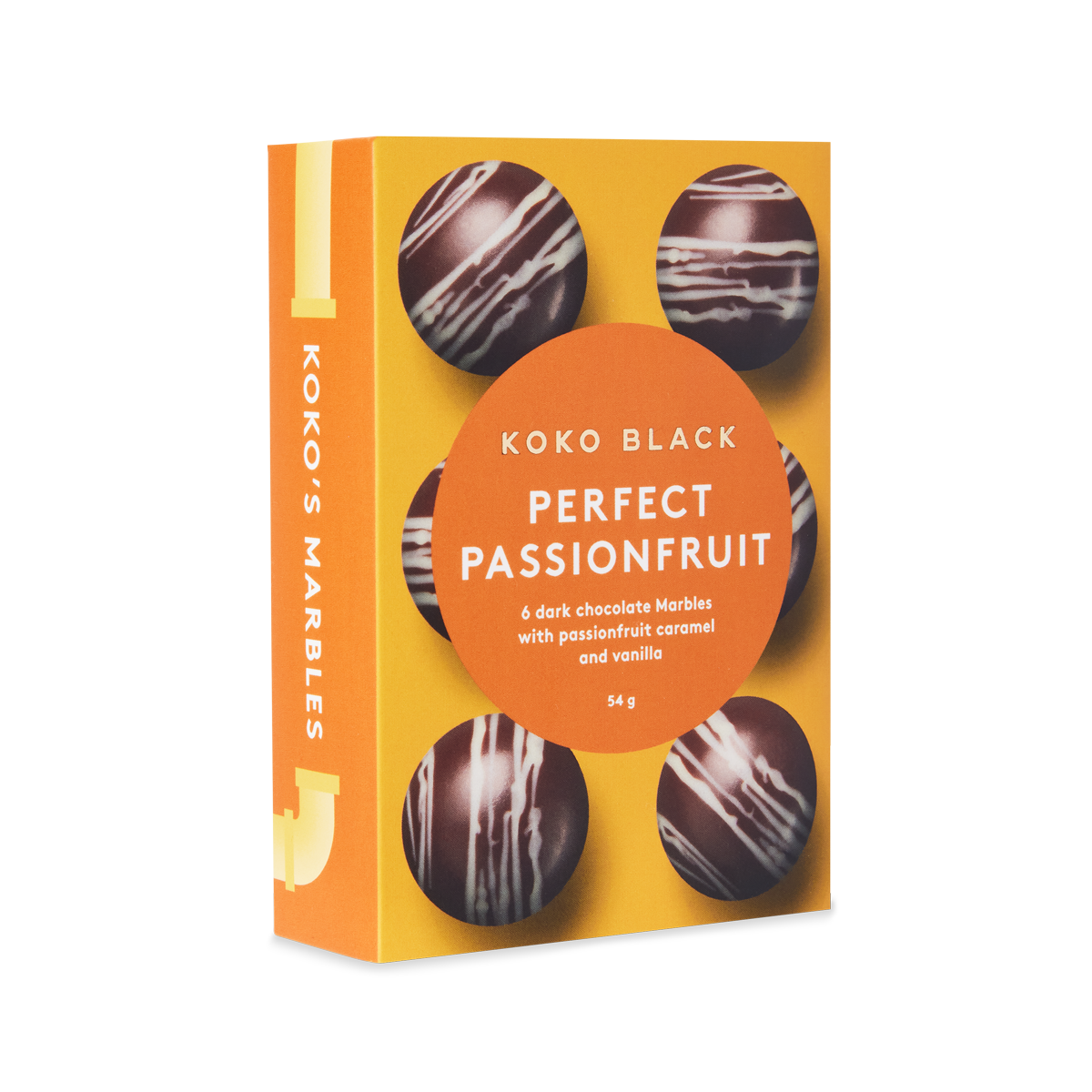 Perfect Passionfruit Marbles | Dark Chocolate