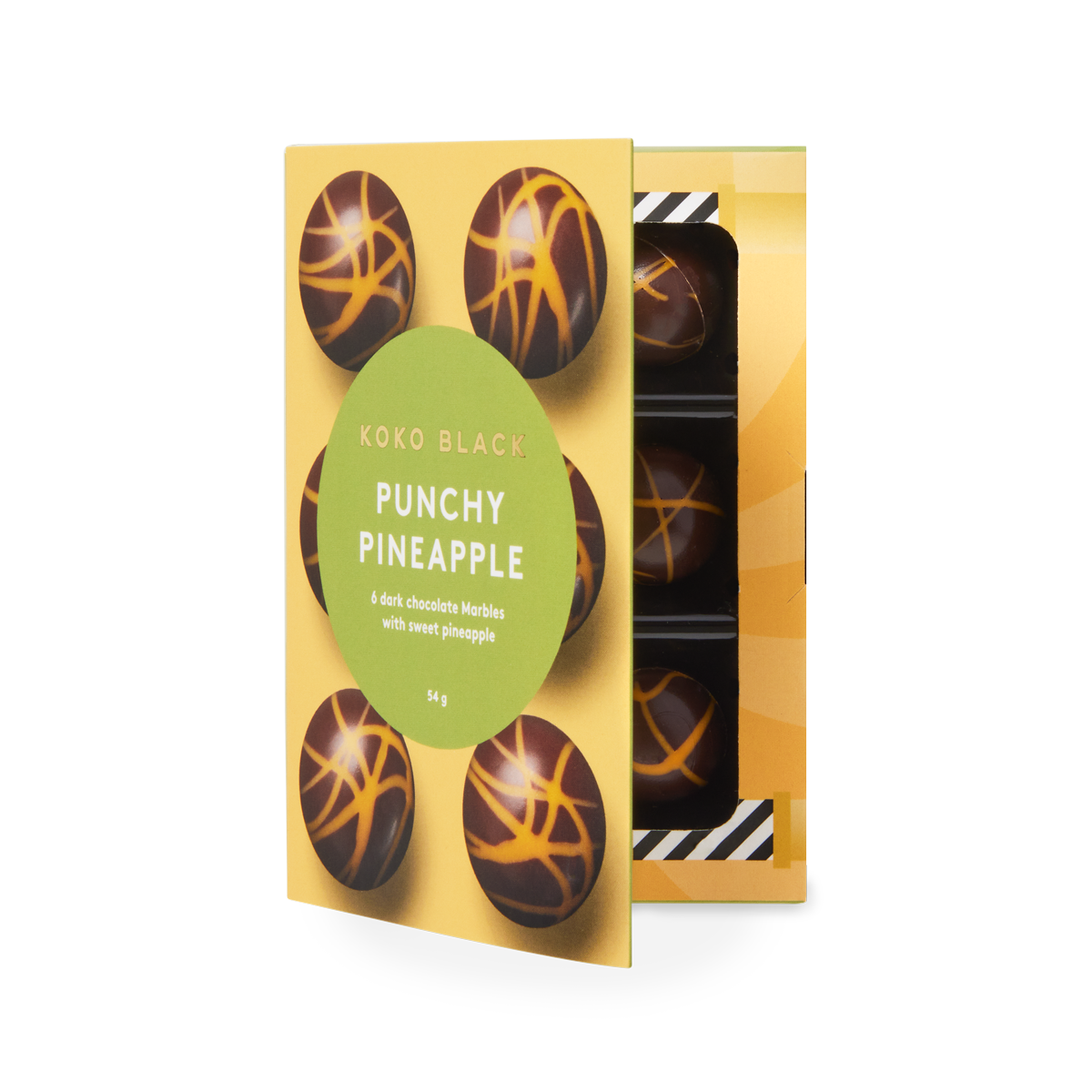 Punchy Pineapple Marbles | Dark Chocolate