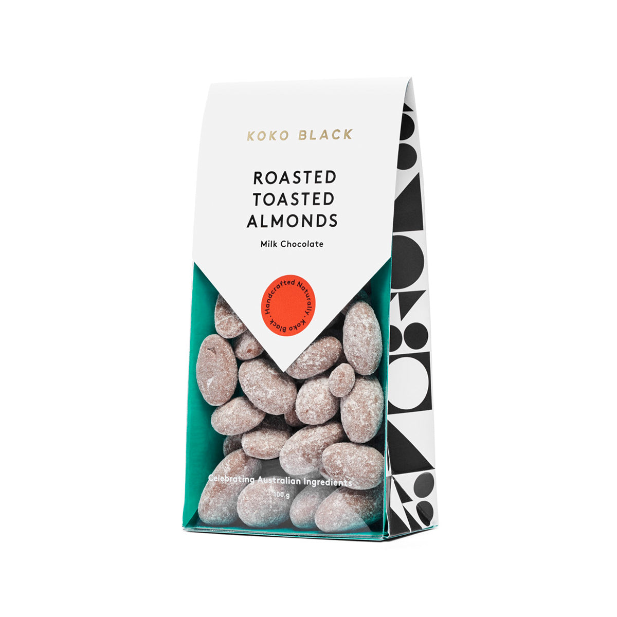 Roasted Toasted Almonds 100g | Milk Chocolate