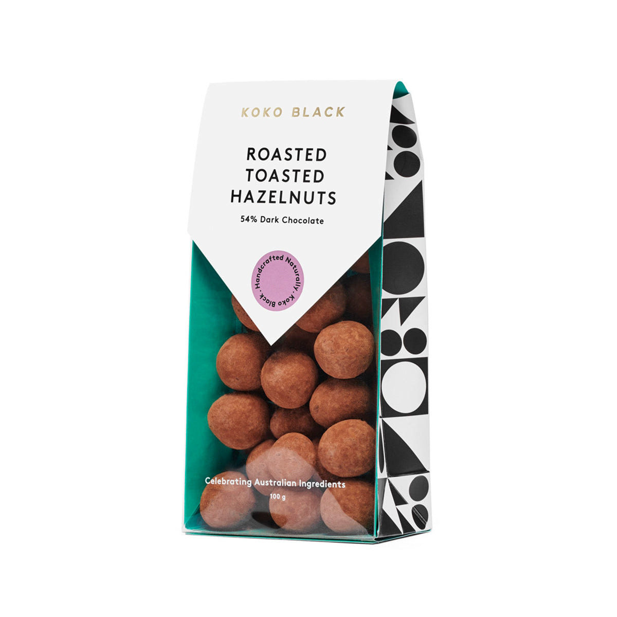Roasted Toasted Hazelnuts 100g | Dark Chocolate