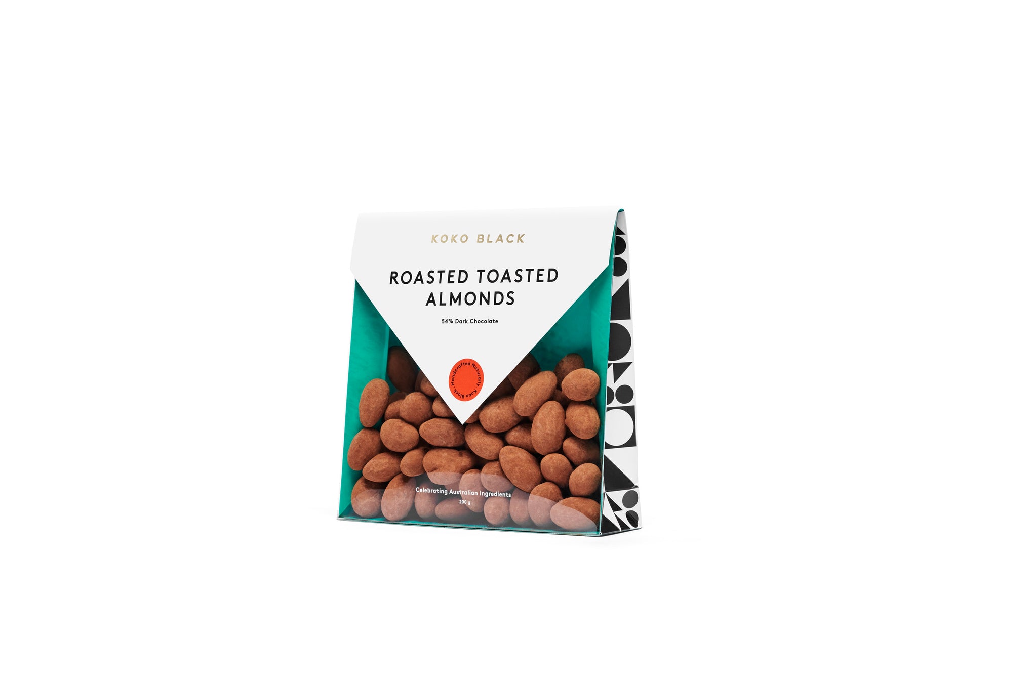 Roasted Toasted Almonds 200g | Dark Chocolate