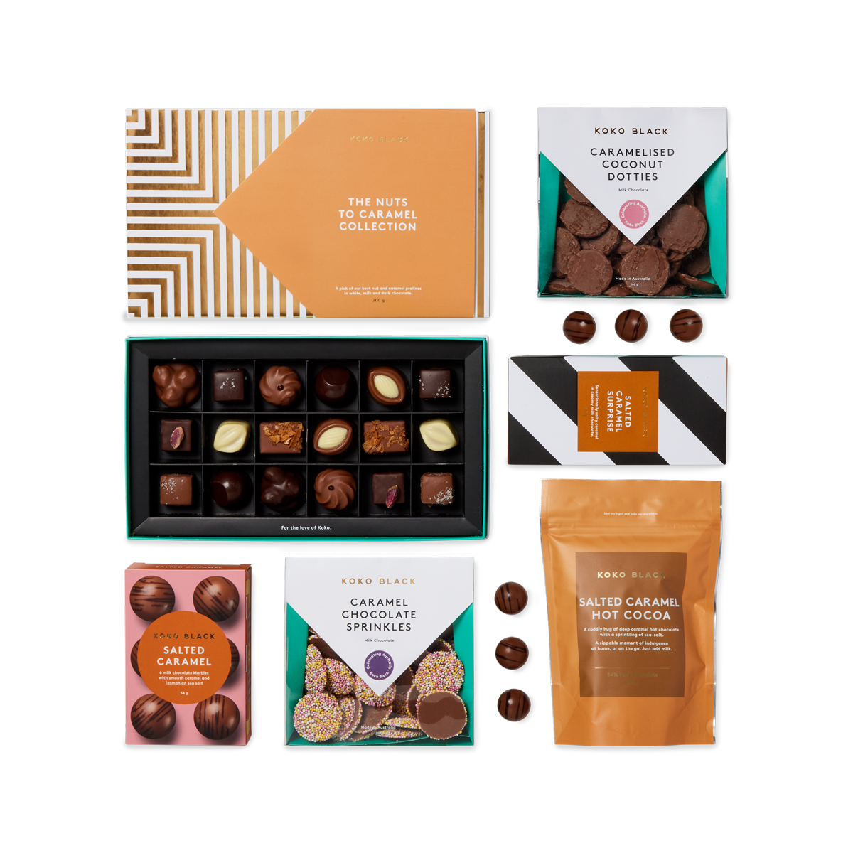 Caramel Lover Hamper Koko Black Chocolate