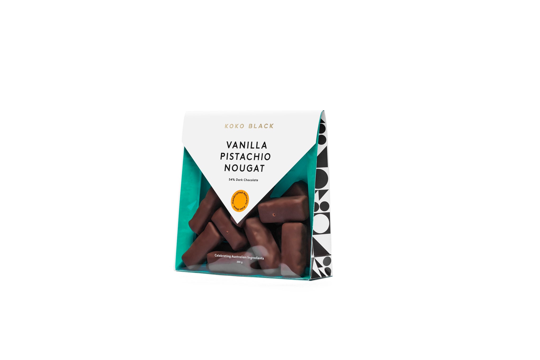 Vanilla Pistachio Nougat 200g | Dark Chocolate