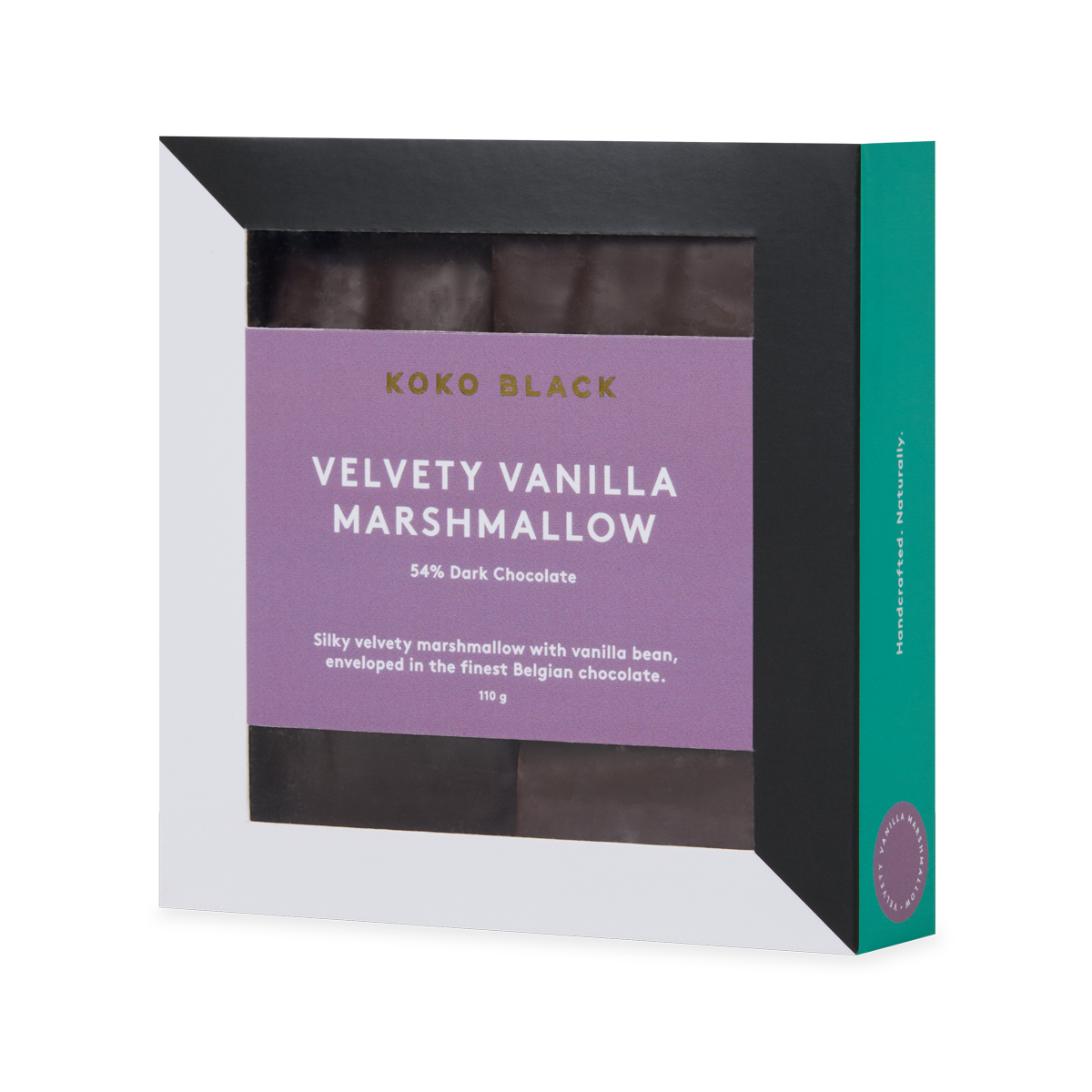 Velvety Vanilla Marshmallow 110g | Dark Chocolate