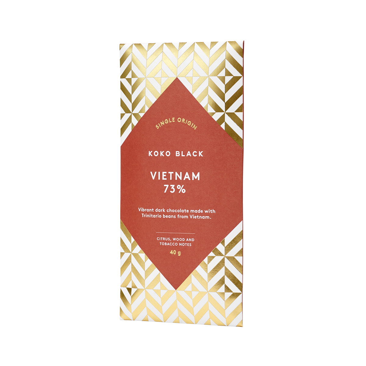 Vietnam Single Origin 40g | 73% Dark Chocolate Block