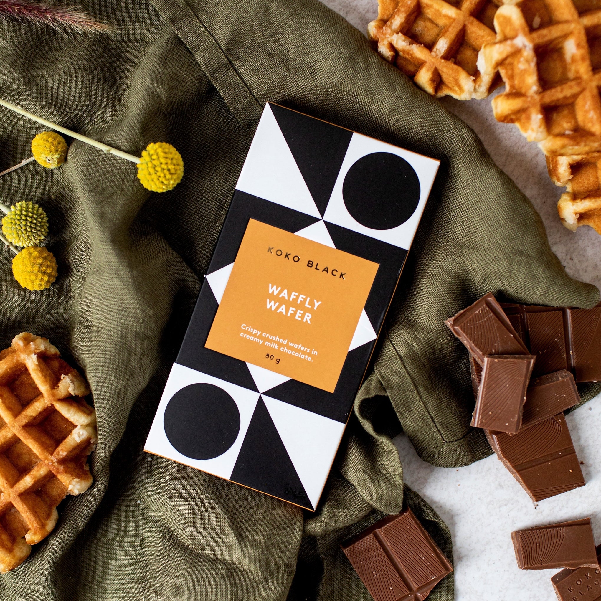 Waffly Wafer | Milk Chocolate Block